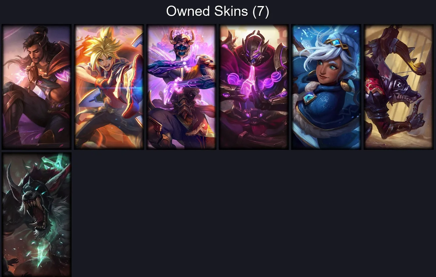 🌙【EUW】⸱ 🪥 7 Skin⸱ 🌪 56 Champ⸱ ⛏ Master I⸱ 😶‍🌫️ 0 RP⸱ 🥌 Honor 3⸱ 😊 2025 Ready⸱ 😕 8296 BE⸱ 👿 Level 46⸱ 🪧 Email Access #